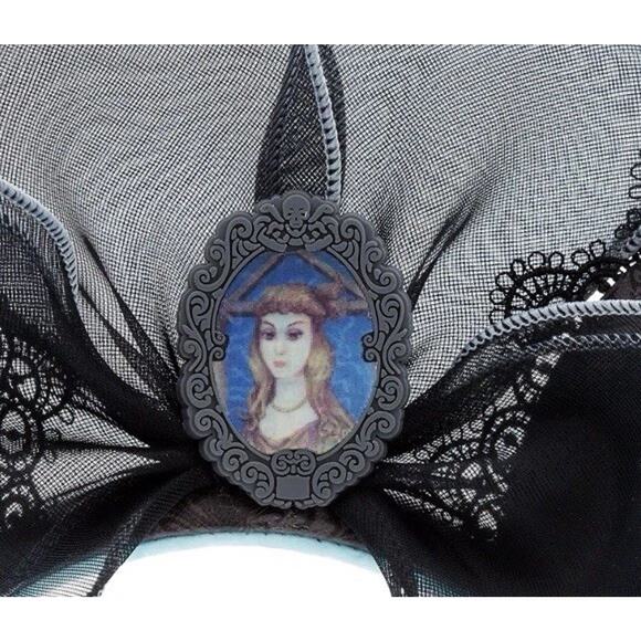 Disney Parks The Haunted Mansion Minnie Mouse Ear Headband for Adults NWT - Picture 4 of 5